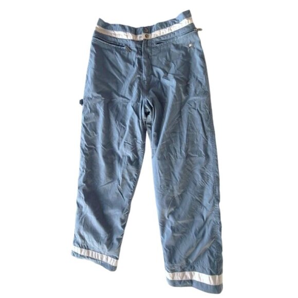 90s Vintage Retro Womens Session Waterproof 100% Nylon Ski Snow Pants Bibs SMALL - Picture 2 of 6